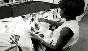 Hazel Fellows, one of the seamstresses who sewed and assembled the first American spacesuits produced by the International Latex Corporation – a company better known for making Playtex girdles and bras.